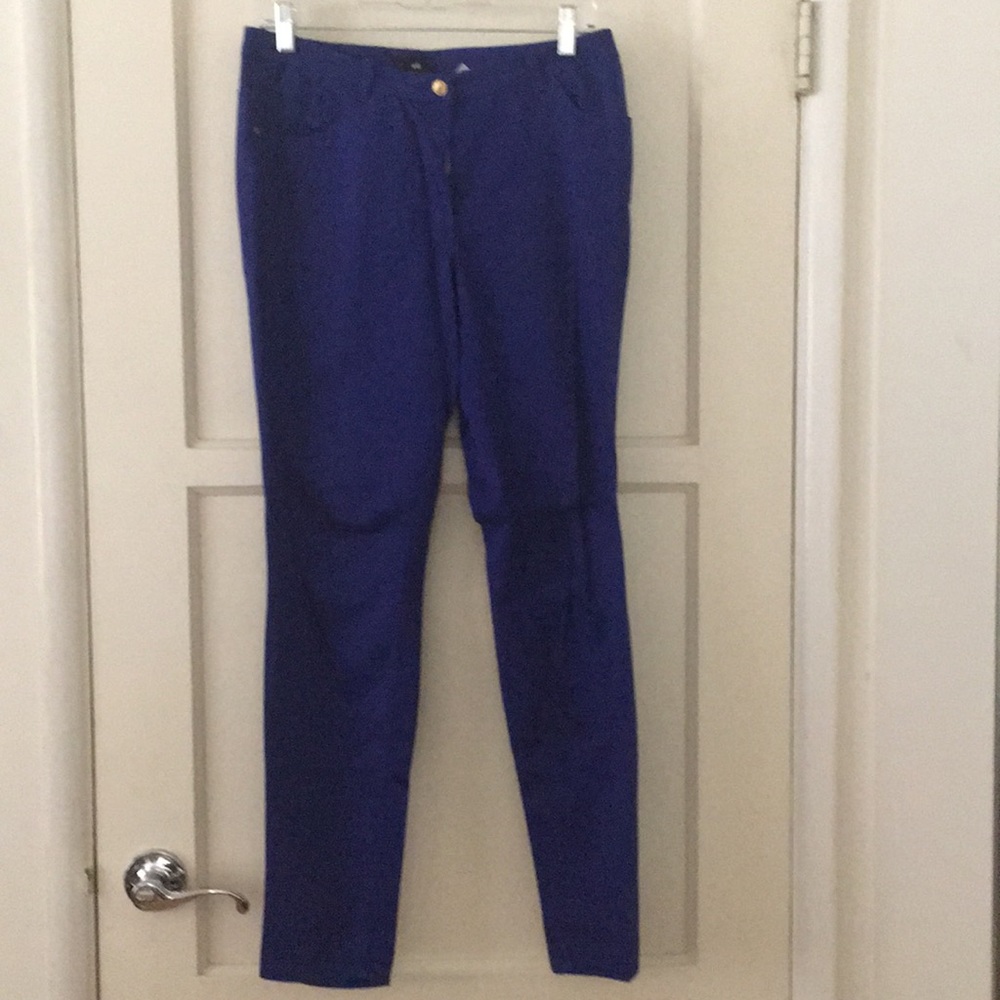 H&M colored denim. Royal blue.